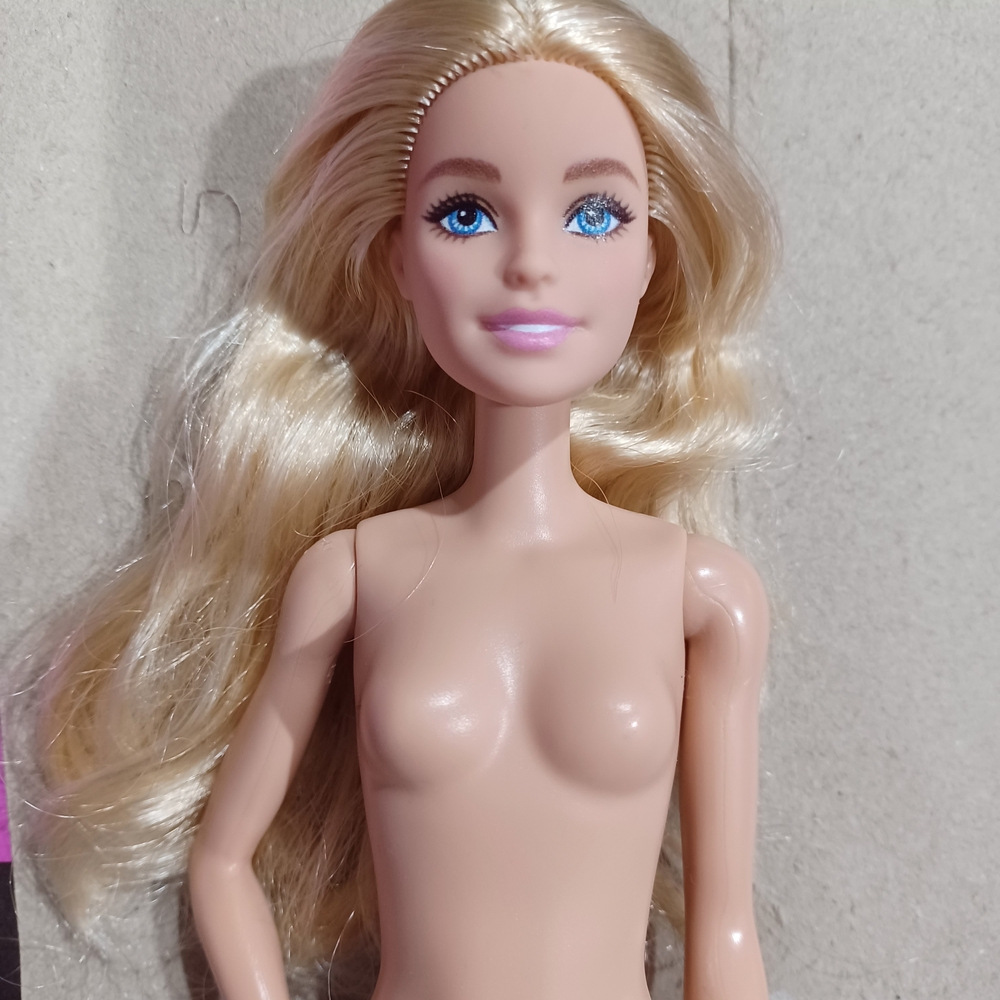 Blonde Fashion Doll with Blue Eyes